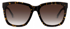Bale sunglasses frame in the colour Gilded Tortoise displayed in front angle view.
