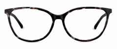 Faye optical frame in the colour Beryl Tortoise displayed in front angle view.