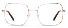 Ford optical frame in the colour Rose Gold displayed in front angle view.