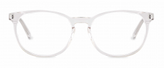 Kent optical frame in the colour Clear Crystal displayed in front angle view.
