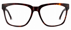 Mesa optical frame in the colour Auburn Tortoise displayed in front angle view.