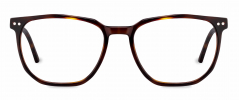 Parker optical frame in the colour Auburn Tortoise displayed in front angle view.