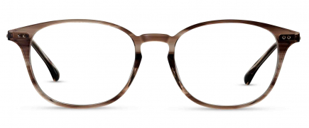 Charlie optical frame in the colour Candy Brown displayed in front angle view.