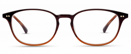 Charlie optical frame in the colour Toffee displayed in front angle view.