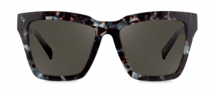 Easten sunglasses frame in the colour Beryl Tortoise displayed in front view.