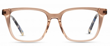 Jinky optical frame in the colour Dusk Blueberry displayed in front angle view.