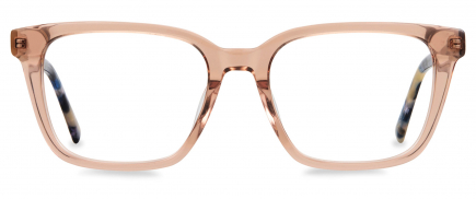 Jinky Large optical frame in the colour Dusk Blueberry displayed in front view.