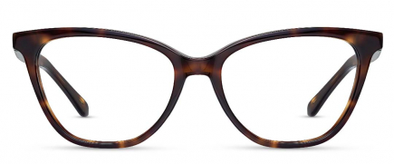 Juniper optical frame in the colour Fudge Truffle displayed in front angle view.