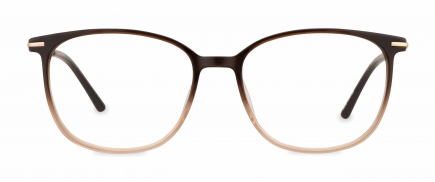 Mumford optical frame in the colour Latte displayed in front view.