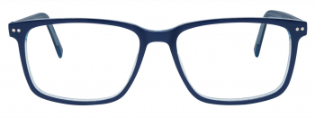 Andrew optical frame in the colour Bluestone displayed in front view.