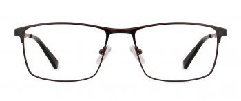 Arnaud optical frame in the colour Burnt Maroon displayed in front view.