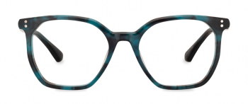 Aura optical frame in the colour Turquoise Tort displayed in front view.