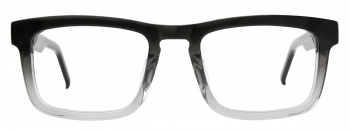 Benny optical glasses frame in the colour Eclipse displayed in front angle view.