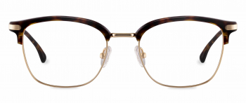 Bentley optical frame in the colour Palm Tortoise displayed in front angle view.