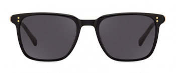 Bobby sunglasses frame in the colour Obsidian Black displayed in front view.