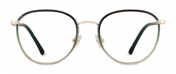 Cara optical frame in the colour Forest Fade displayed in front view.