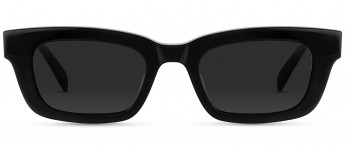 Christina frame in the colour Obsidian Black displayed in front angle view.