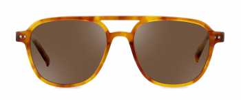 Duckworth sunglasses frame in the colour Blonde Tortoise displayed in front view.