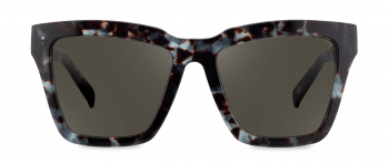 Easten sunglasses frame in the colour Beryl Tortoise displayed in front view.