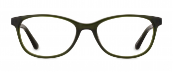 Evie optical frame in the colour Feather Moss displayed in front view.