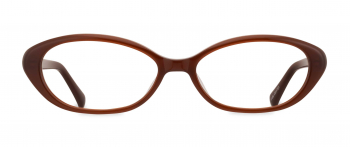 Hailey optical frame in the colour Cioccolato displayed in front view.