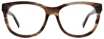 Hikin Optical frames in the colour Candy Brown displayed in the front angle view.