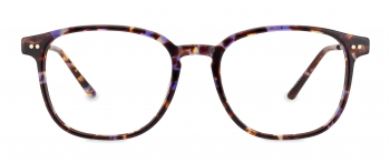 Humphrey optical frame in the colour Gold Amethyst displayed in front view.