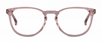 Luca optical frame in the colour Marshmallow displayed in front angle view.