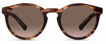 Moya frame in the colour Hickory displayed in front angle view.