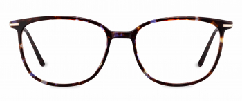 Mumford optical frame in the colour Rose Marmalade displayed in front angle view.