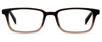 Prue optical frame in the colour Latte displayed in front view.