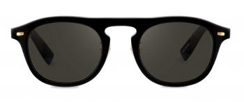 Ritchie sunglasses frame in the colour Obsidian Black displayed in front view.
