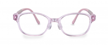 Ruthie optical kids frame in the colour Ballerina displayed in front view.
