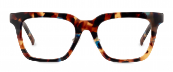 Serge_2 optical frame in the colour Sapphire Tortoise displayed in front view.