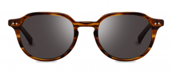 Winston sunglasses frame in the colour Striped Buckeye displayed in front angle view.

