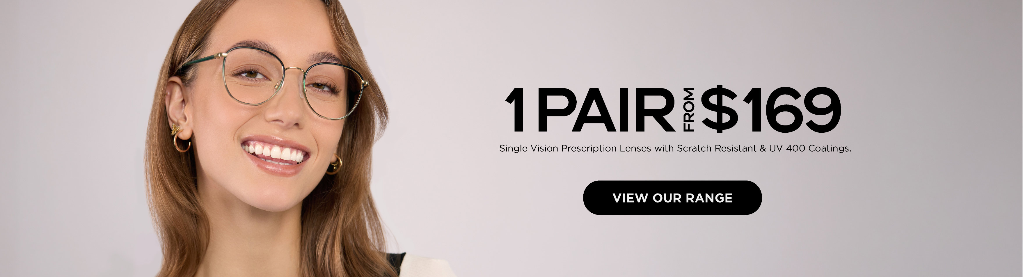 1 Pair of Prescription Glasses from $169