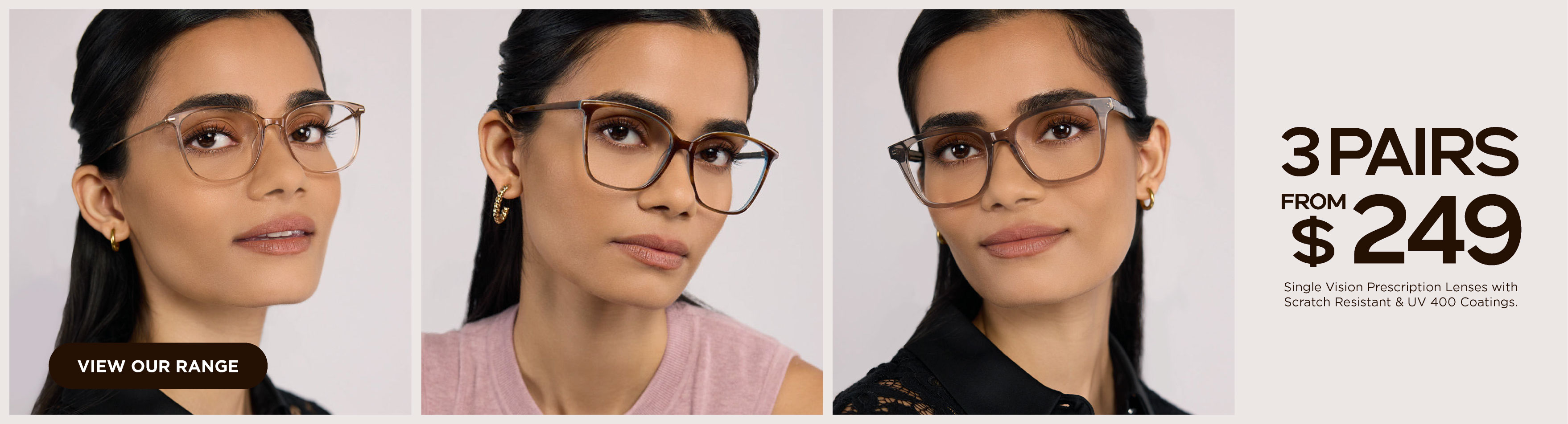 3PAIRS FROM $249
