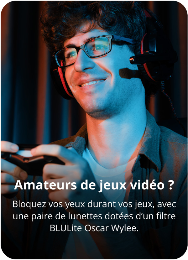Blue light glasses for the Online Gamer.