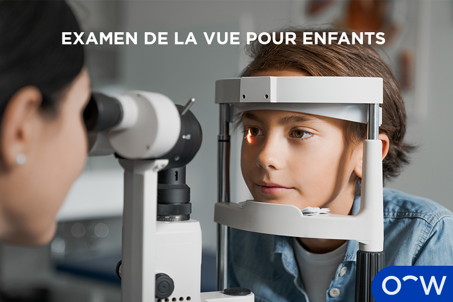 Examen de la vue pour enfants