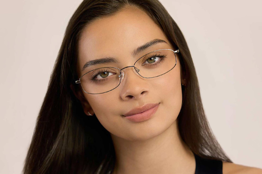 Aerin metal glasses frame.
