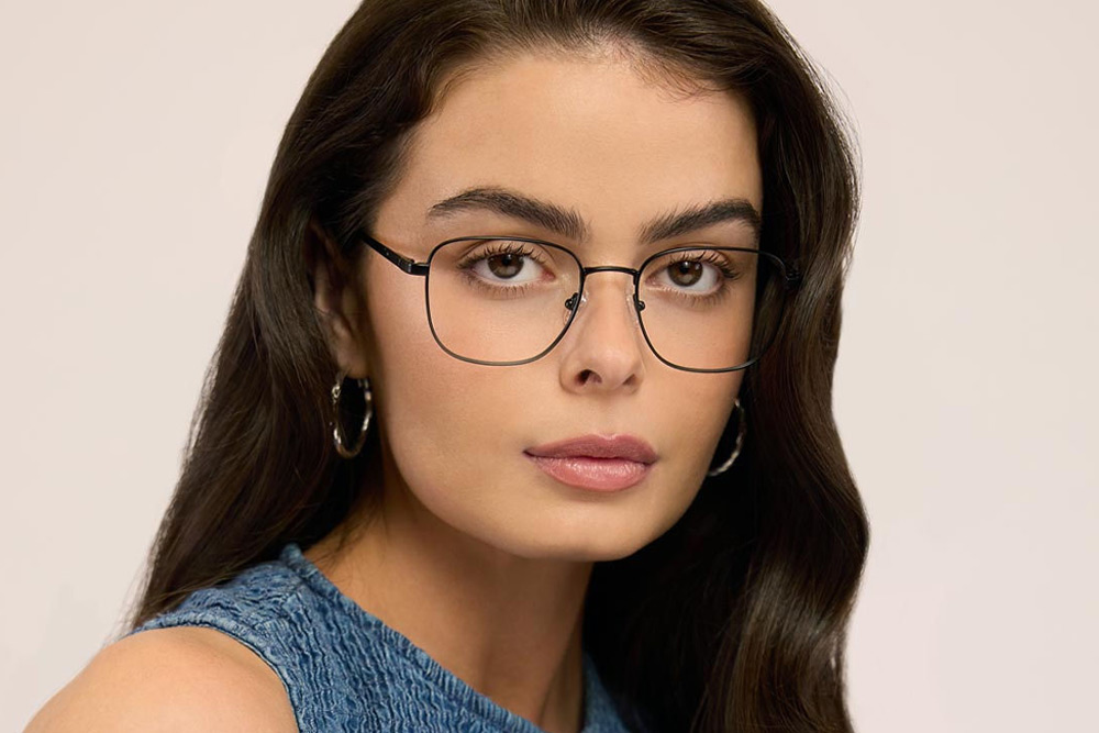Jas metal glasses frame.