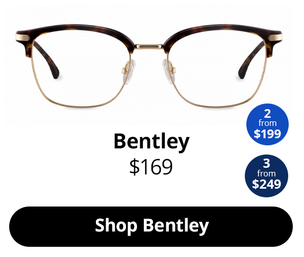 A photo of the Bentley glasses in Palm Tortoise