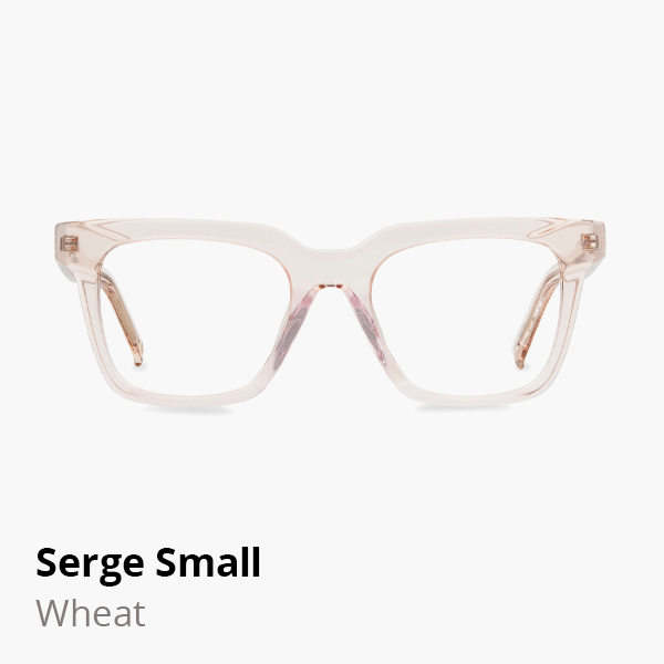 Serge Small optical frame in Wheat