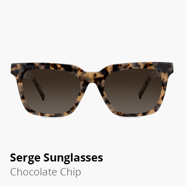 Serge sunglasses frame in Chocolate Chip.