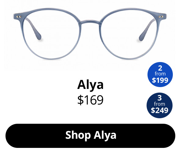 Alya optical frame in the colour Cloud