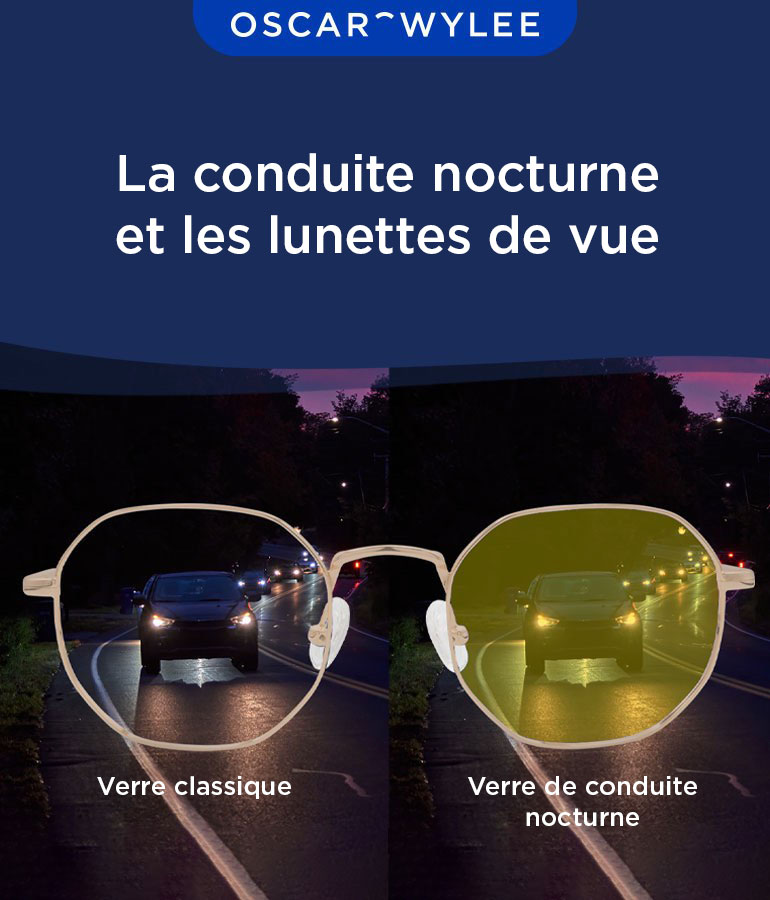 La conduite nocturne et les lunettes de vue