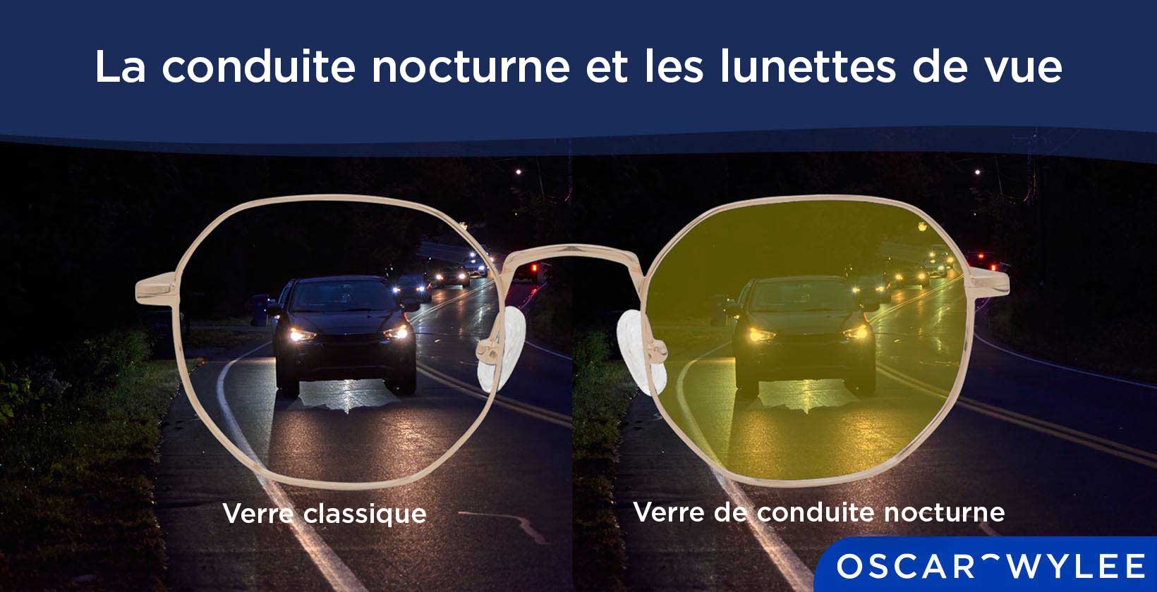 La conduite nocturne et les lunettes de vue