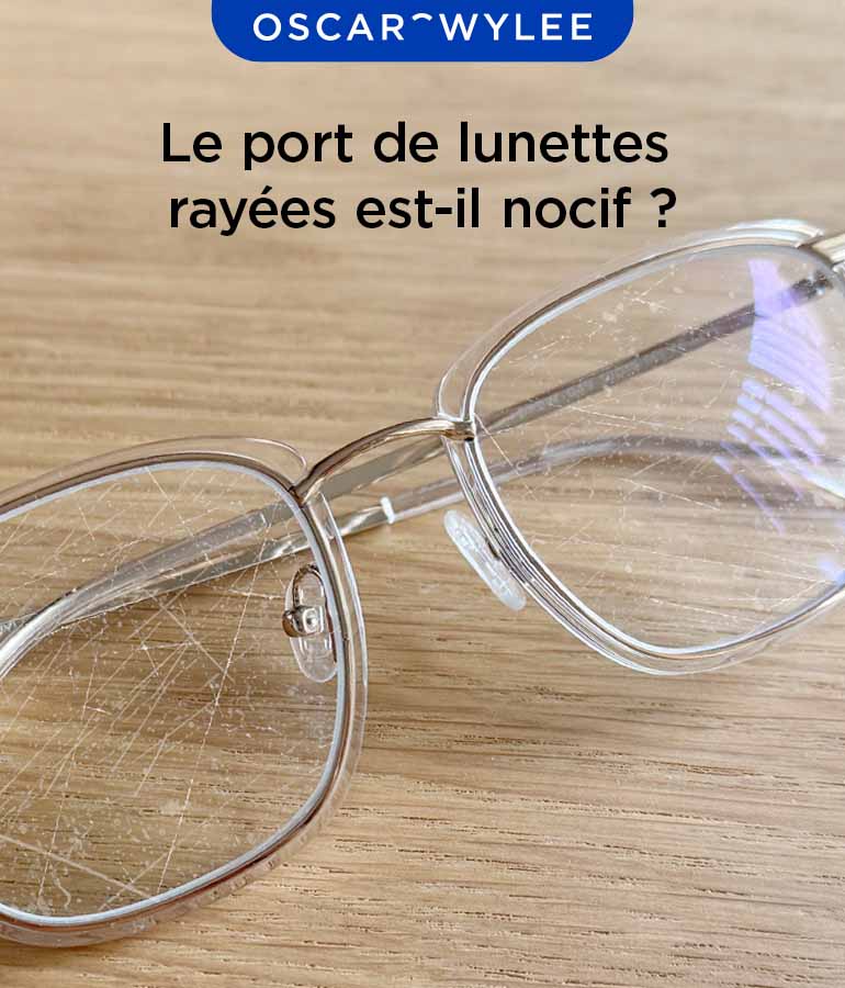 Le port de lunettes rayées est-il nocif ?