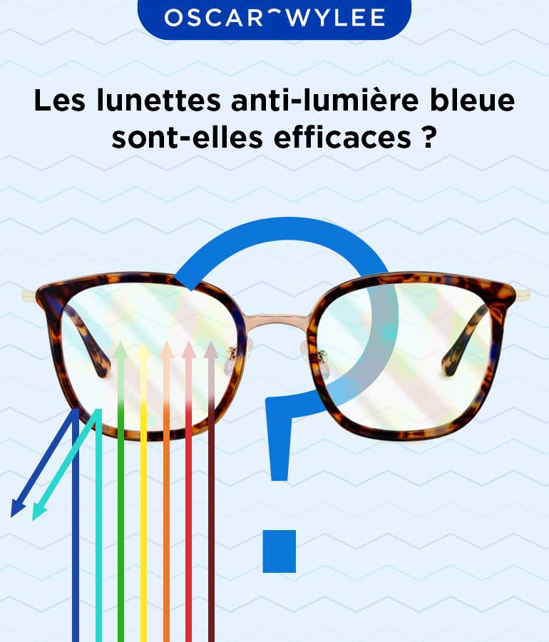 Les lunettes anti-lumière bleue sont efficaces