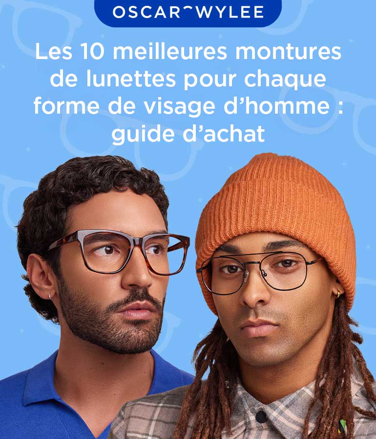 Meilleures lunettes pour chaque forme de visage d’homme